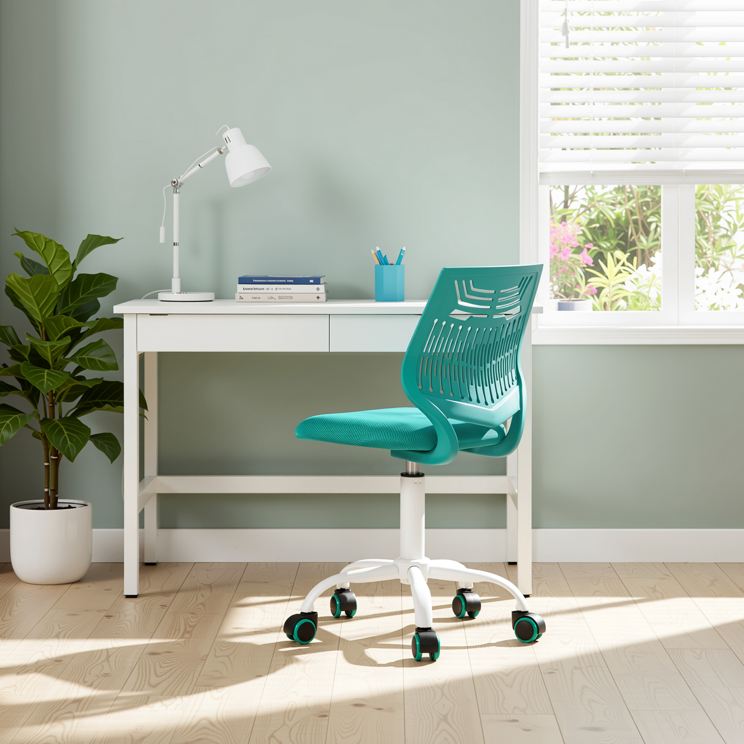 Favors Ergonomic Study Chair, Adjustable, Skeleton Backrest