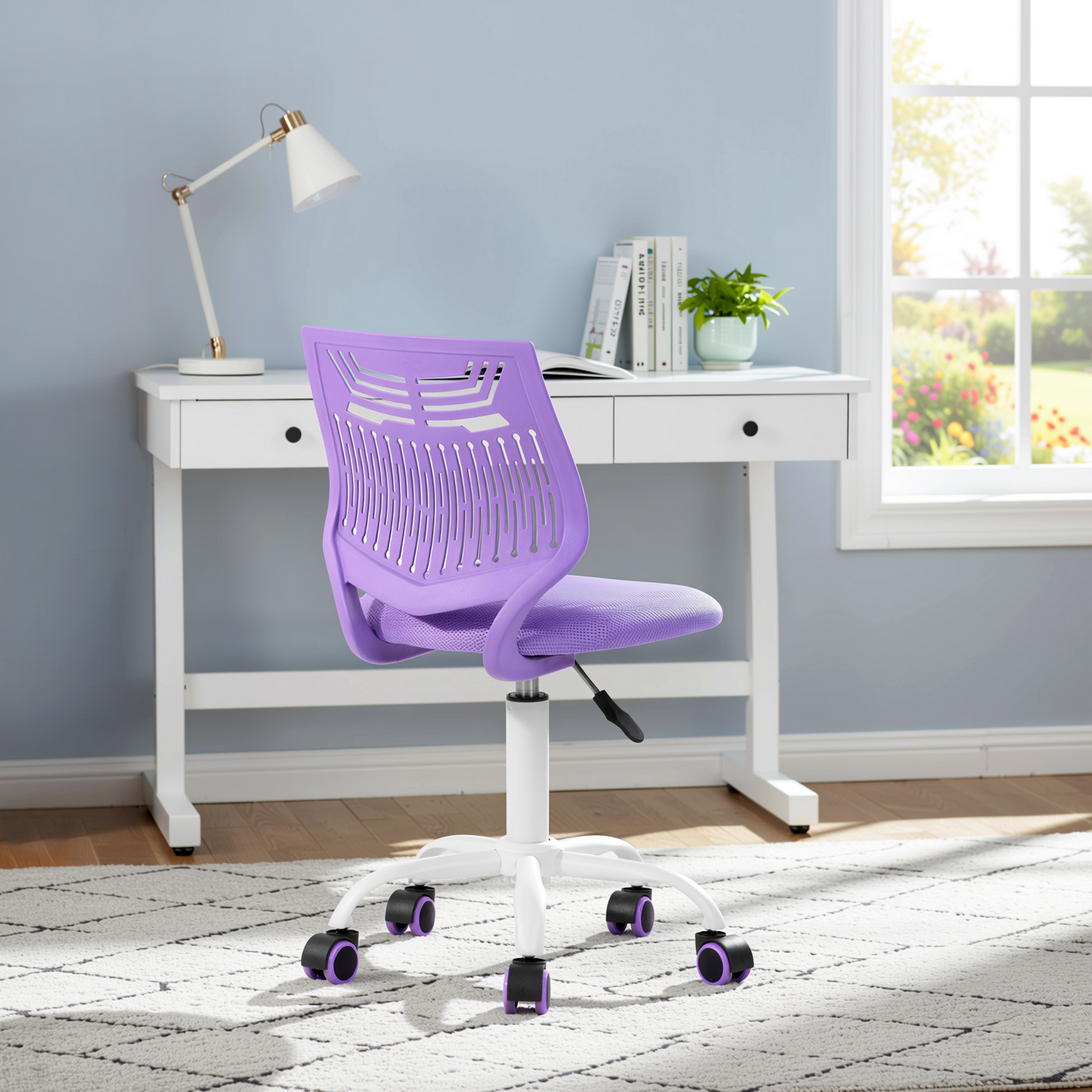 Favors Ergonomic Study Chair, Adjustable, Skeleton Backrest