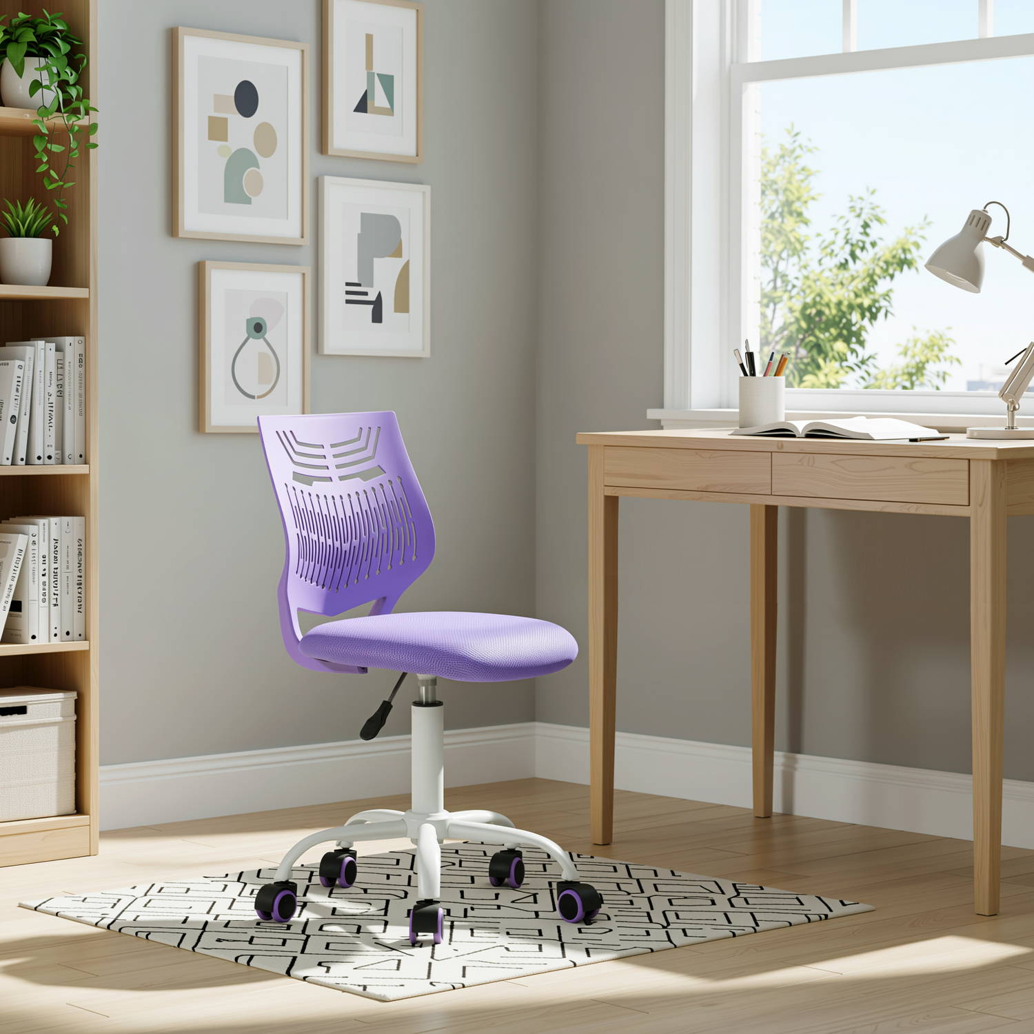 Favors Ergonomic Study Chair, Adjustable, Skeleton Backrest
