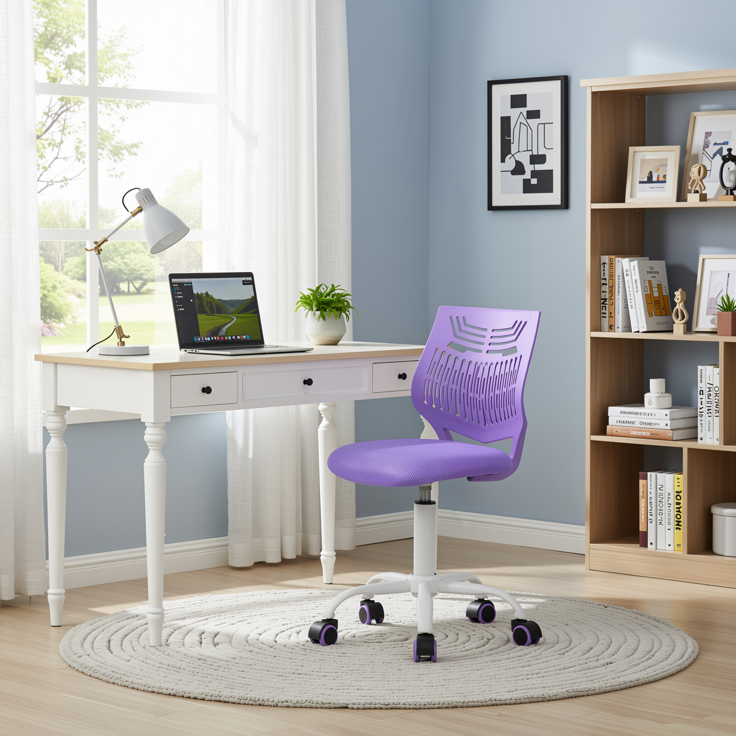 Favors Ergonomic Study Chair, Adjustable, Skeleton Backrest