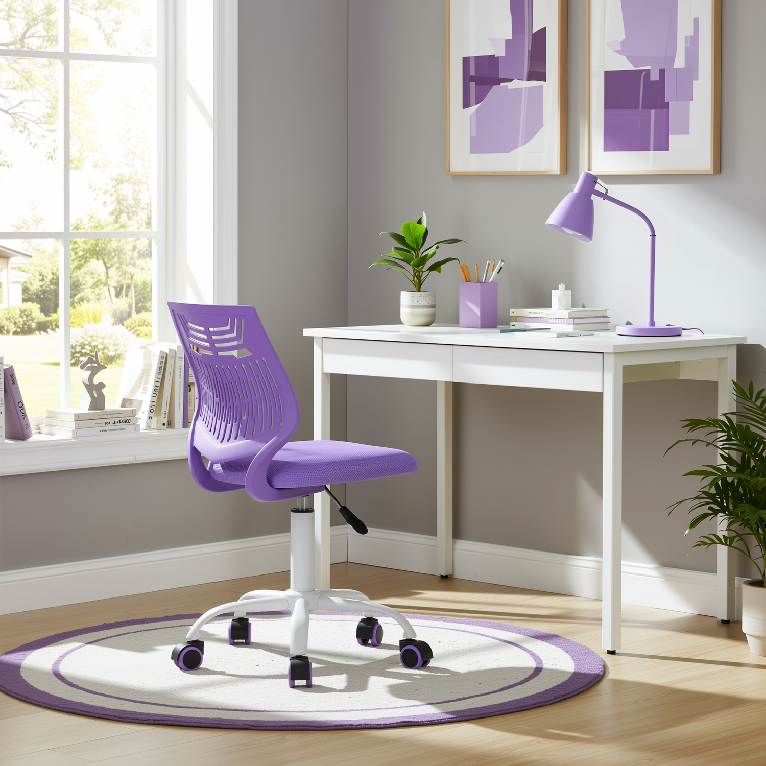Favors Ergonomic Study Chair, Adjustable, Skeleton Backrest