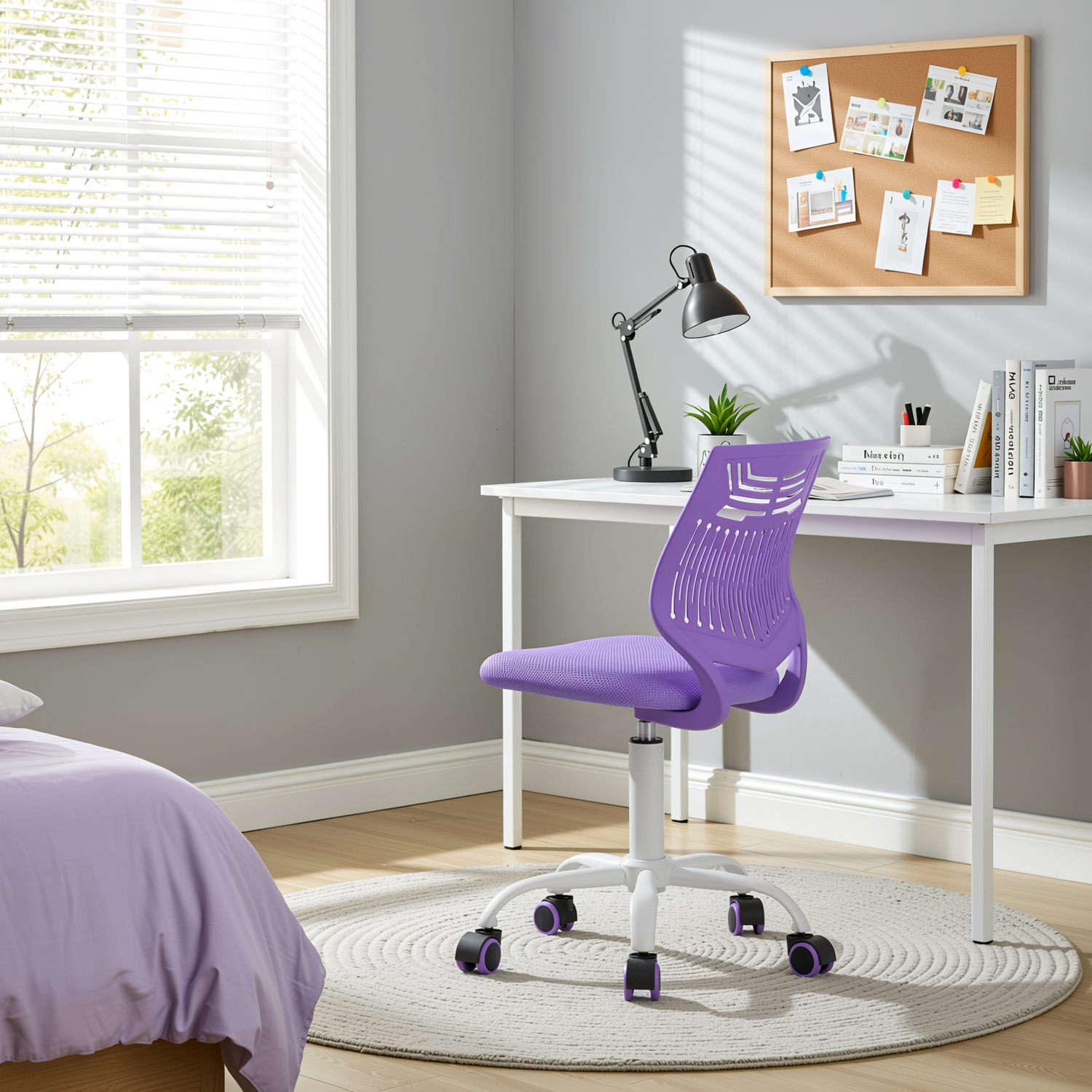 Favors Ergonomic Study Chair, Adjustable, Skeleton Backrest