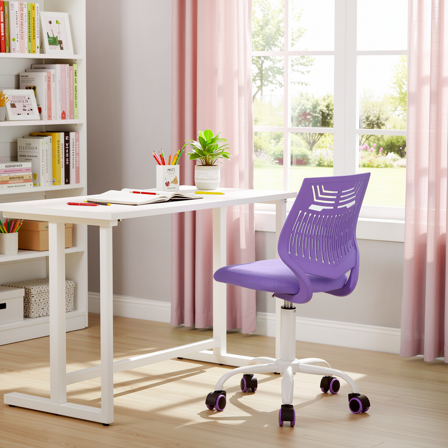 Favors Ergonomic Study Chair, Adjustable, Skeleton Backrest