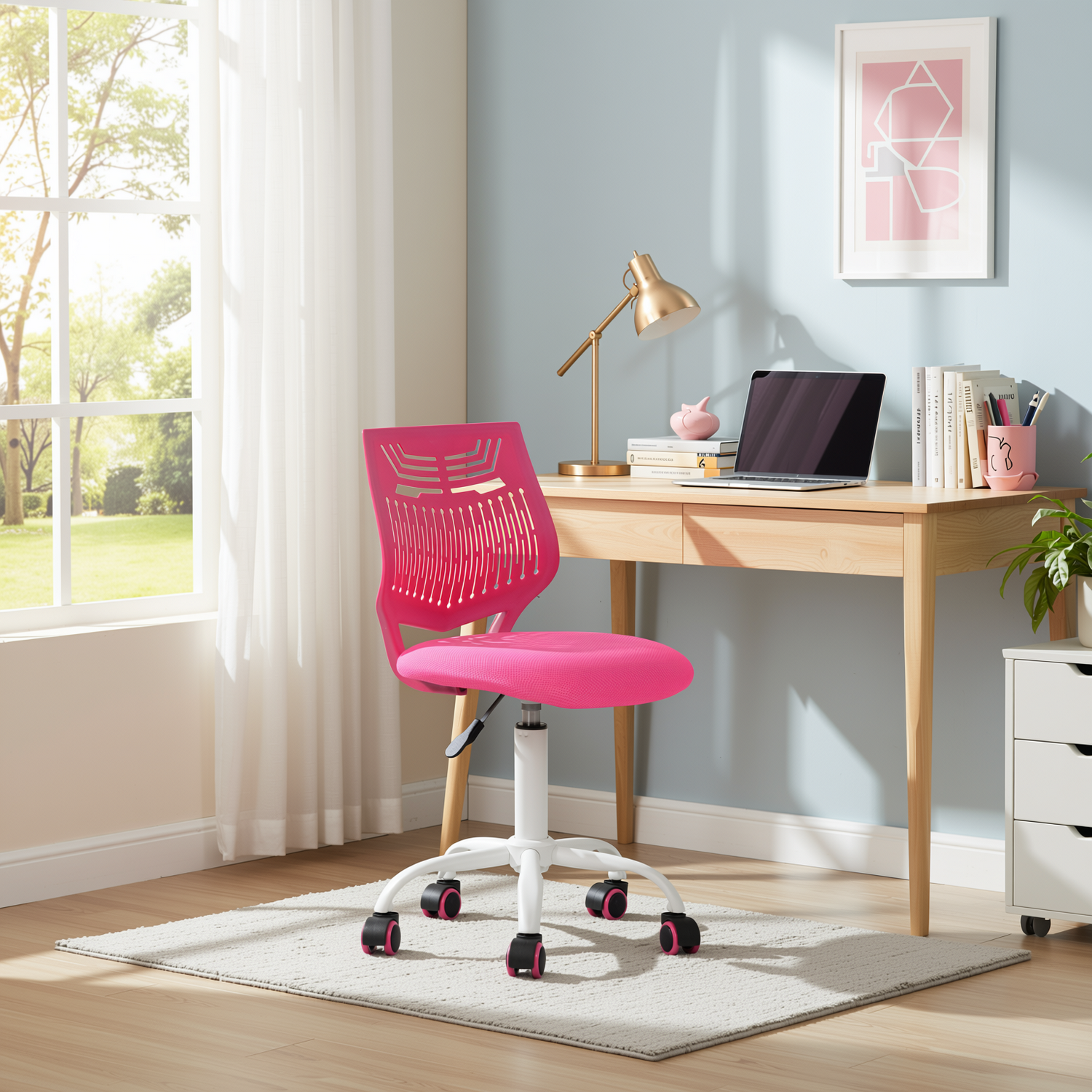 Favors Ergonomic Study Chair, Adjustable, Skeleton Backrest