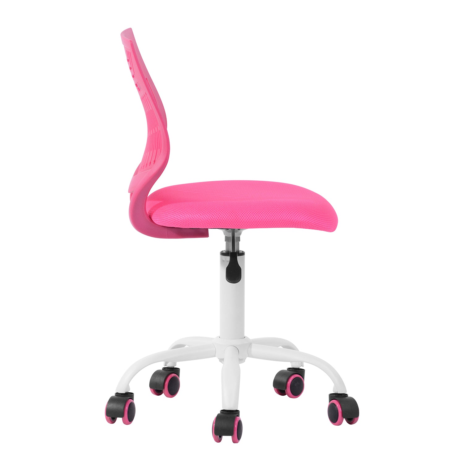 Homy Casa Favorsa Ergonomic Study Chair, Adjustable, Skeleton Backrest,Dark Rose