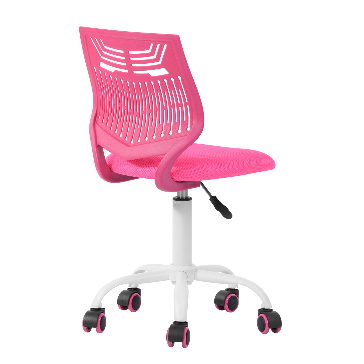 Homy Casa Favorsa Ergonomic Study Chair, Adjustable, Skeleton Backrest,Dark Rose