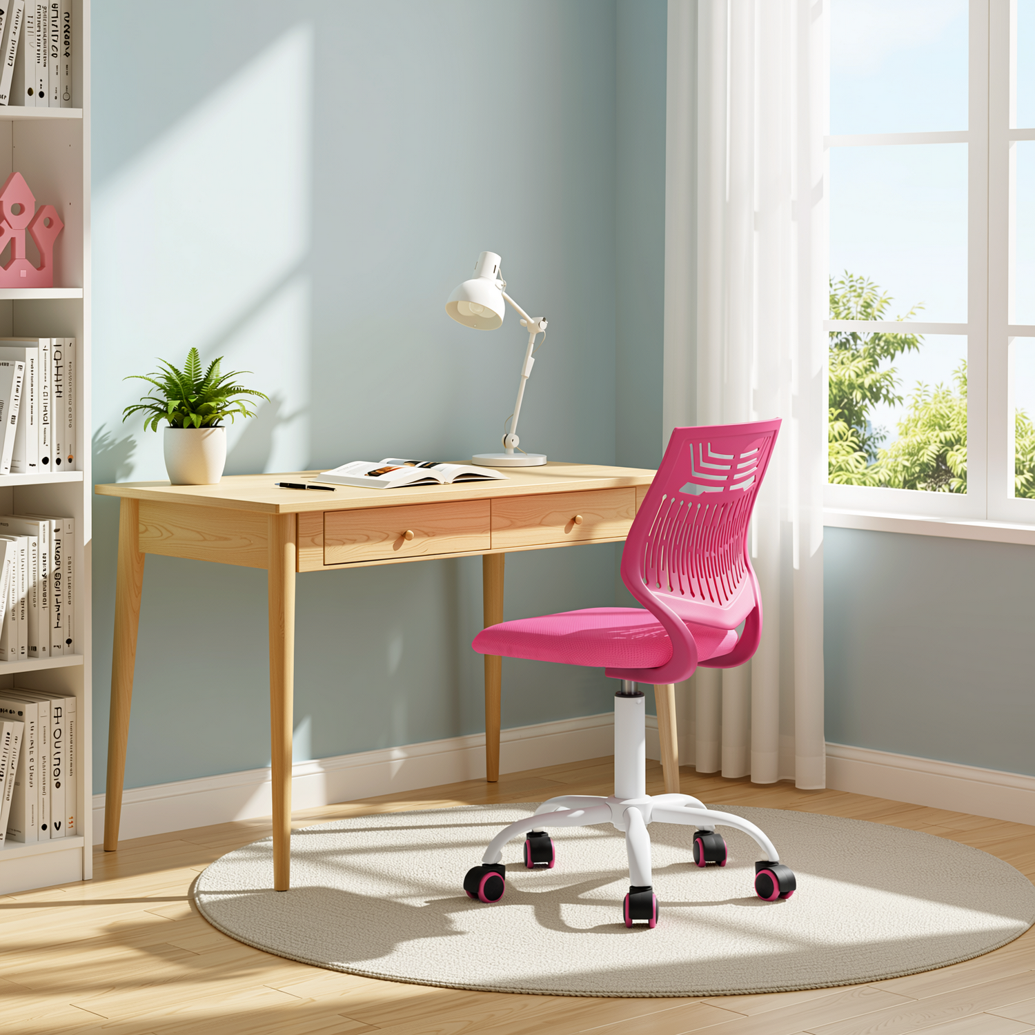 Favors Ergonomic Study Chair, Adjustable, Skeleton Backrest