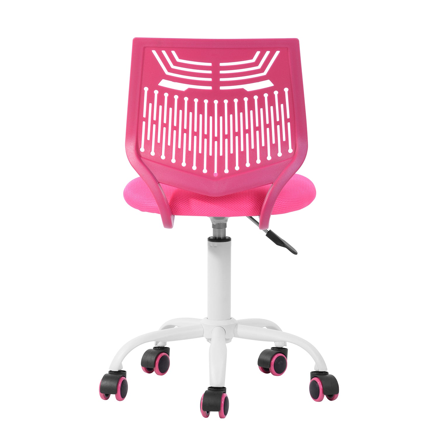 Homy Casa Favorsa Ergonomic Study Chair, Adjustable, Skeleton Backrest,Dark Rose