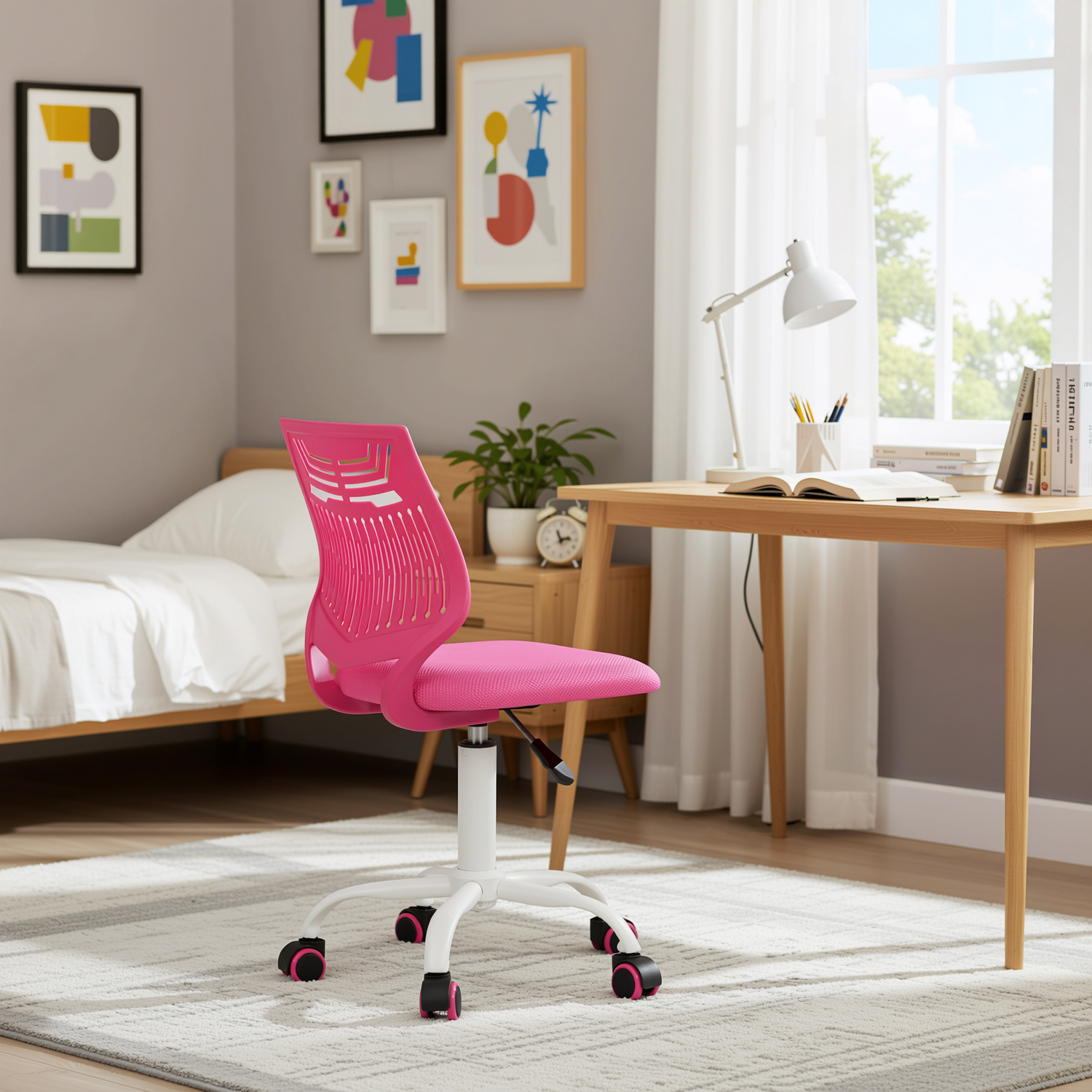 Favors Ergonomic Study Chair, Adjustable, Skeleton Backrest