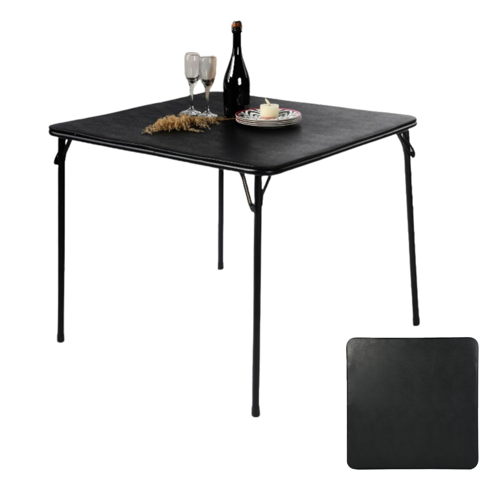 Homy Casa Fern 33.7” Space-Saving Folding Table for Dining and Work