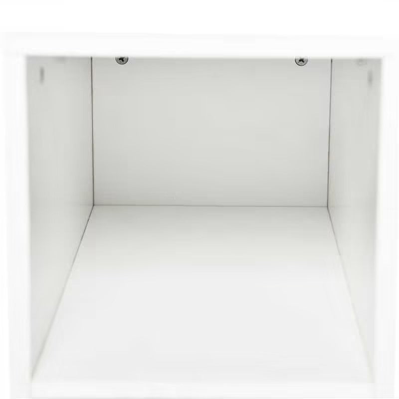 Homy Casa FIORA N 19.7" x 9.8" x 27.6" Rolling Storage Table for Home and Office