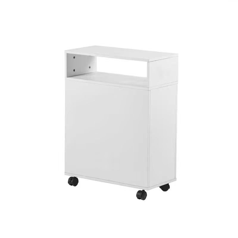 Homy Casa FIORA N 19.7" x 9.8" x 27.6" Rolling Storage Table for Home and Office