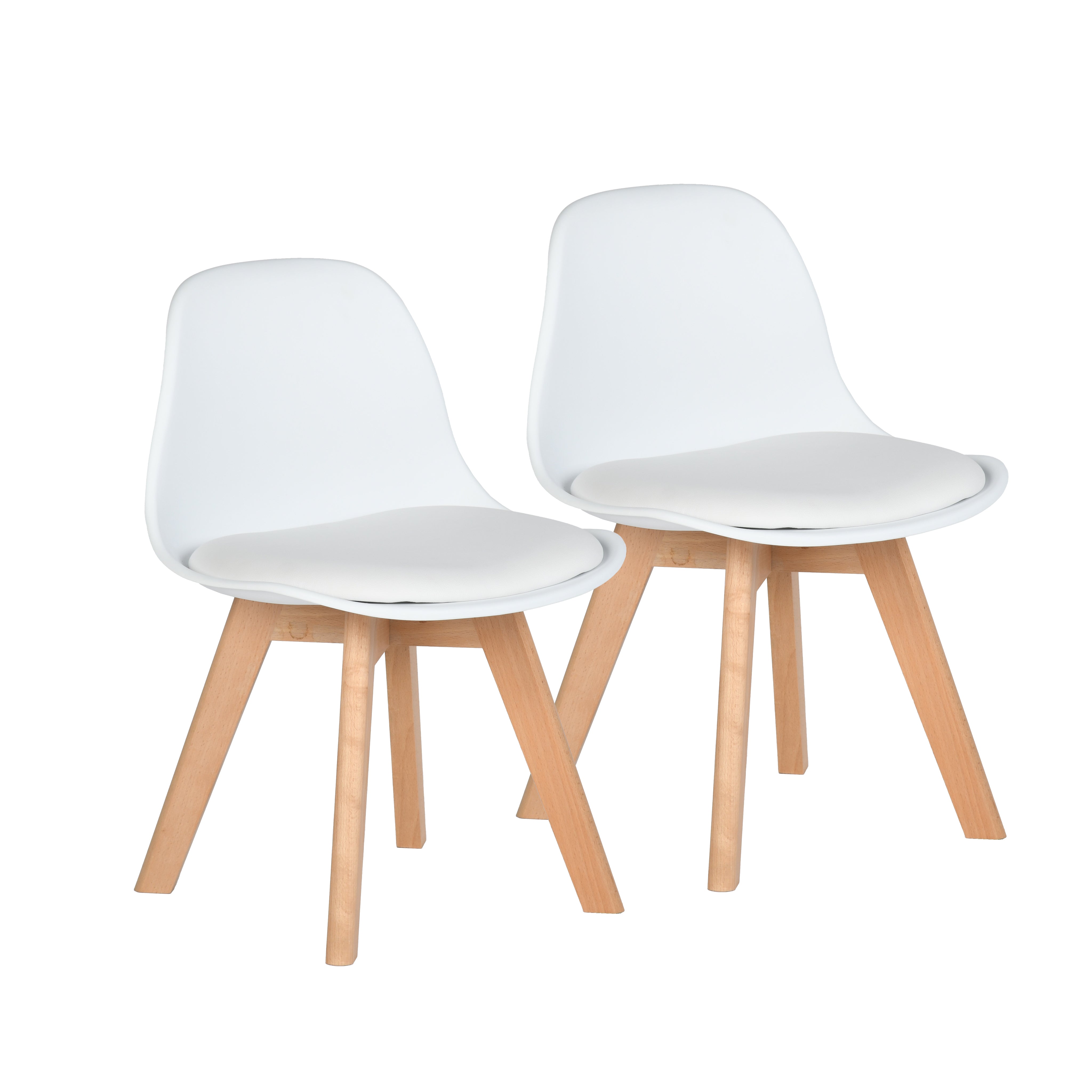 Frankfurt Kids Dining Chair with Wooden Legs - Set of 2 or 4