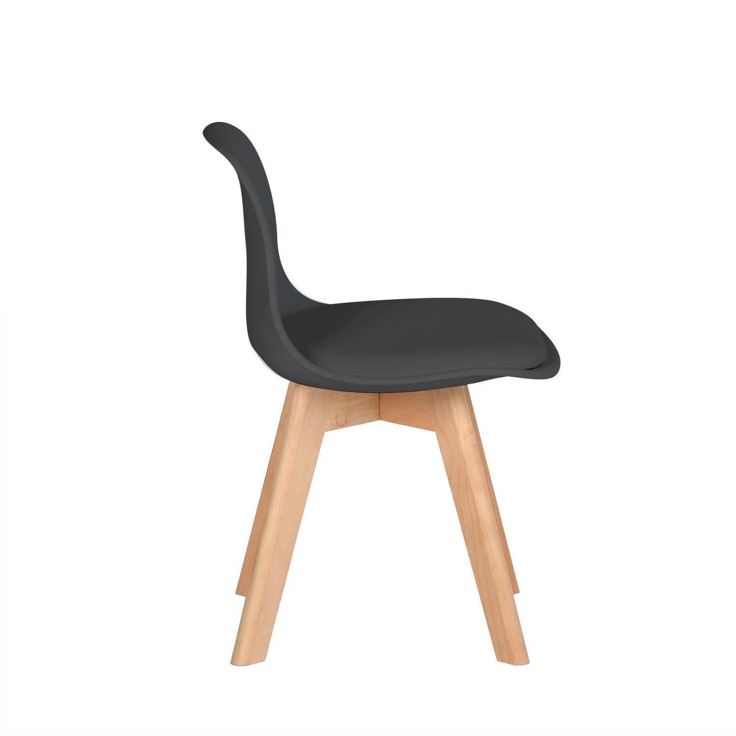 Frankfurt wooden leg Plastic seat Toddler Chair