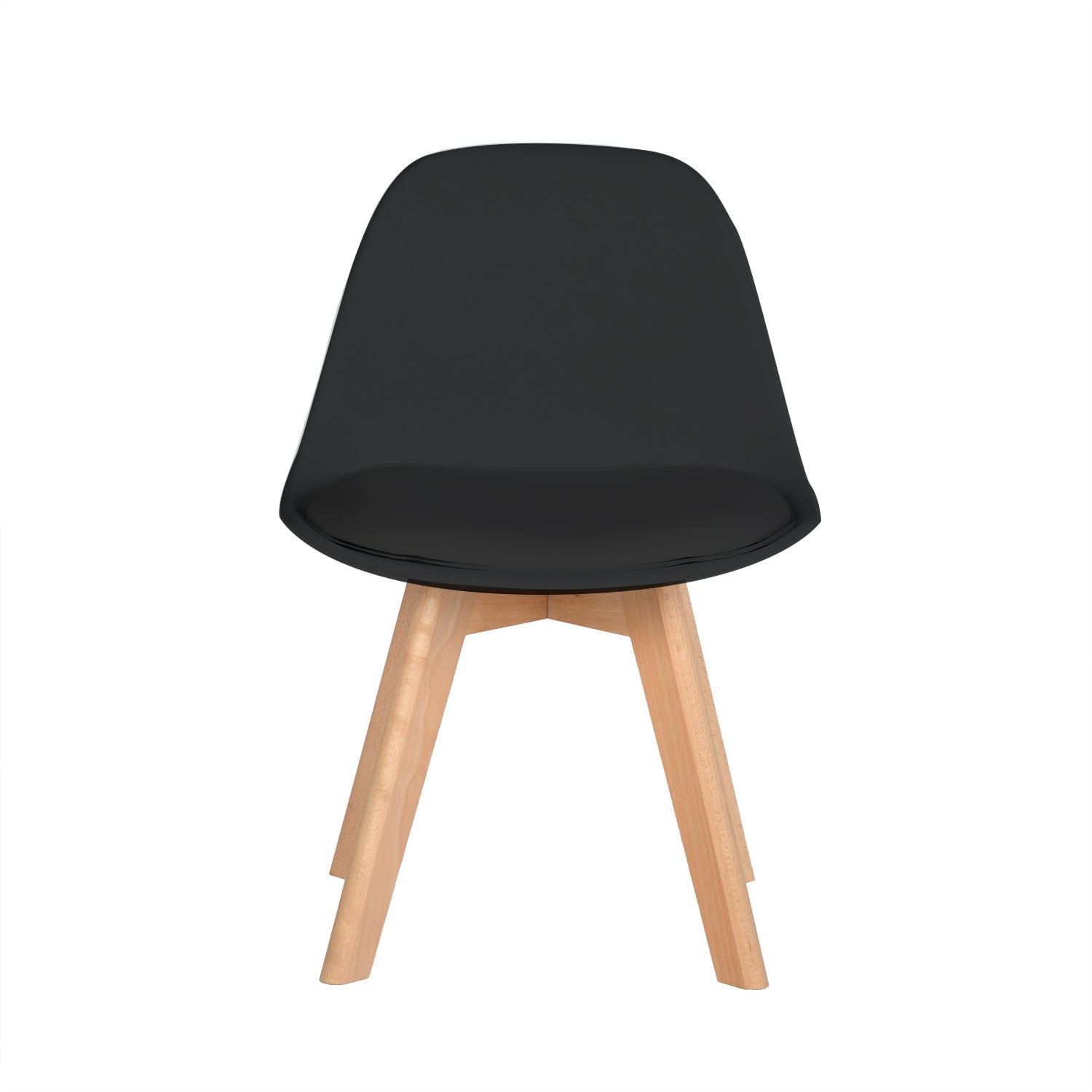 Frankfurt wooden leg Plastic seat Toddler Chair