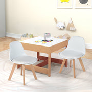 Frankfurt wooden leg Plastic seat Toddler Chair