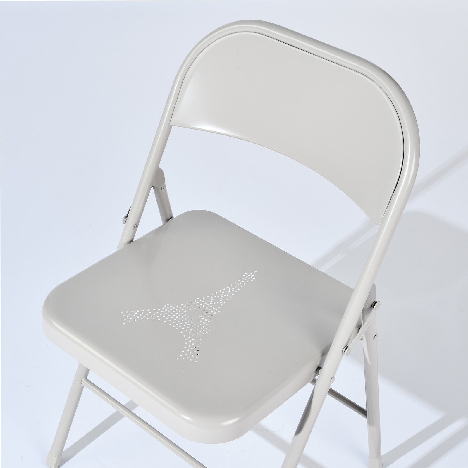 Homy Casa FRIEDA  4PC Folding Chair Set for Home and Workspace, Grey