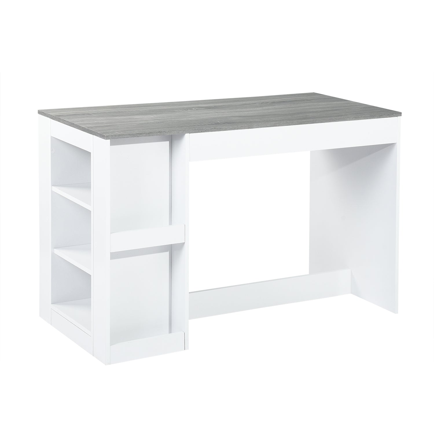 Homy Casa FROILLE 47.2" Modern Wood Bar Table for Home and Workspace Open Box