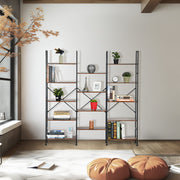 multi-purpose storage shelf – 4-tier freestanding rack for home or office