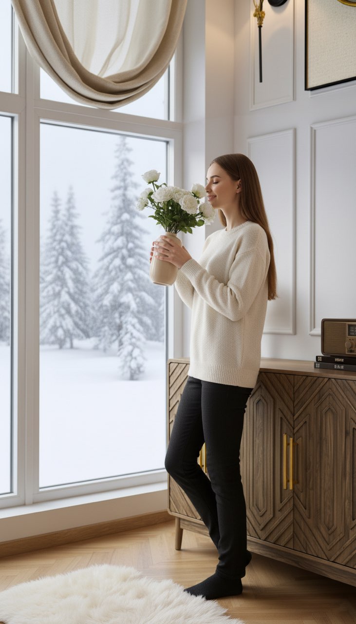 Granada 55" Sideboard Storage Cabinet with Sculpted Carved Doors, Warm Walnut Finish