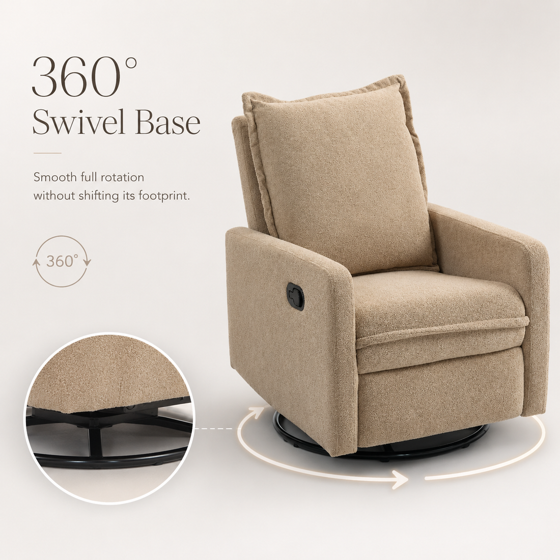 360° Swivel Base