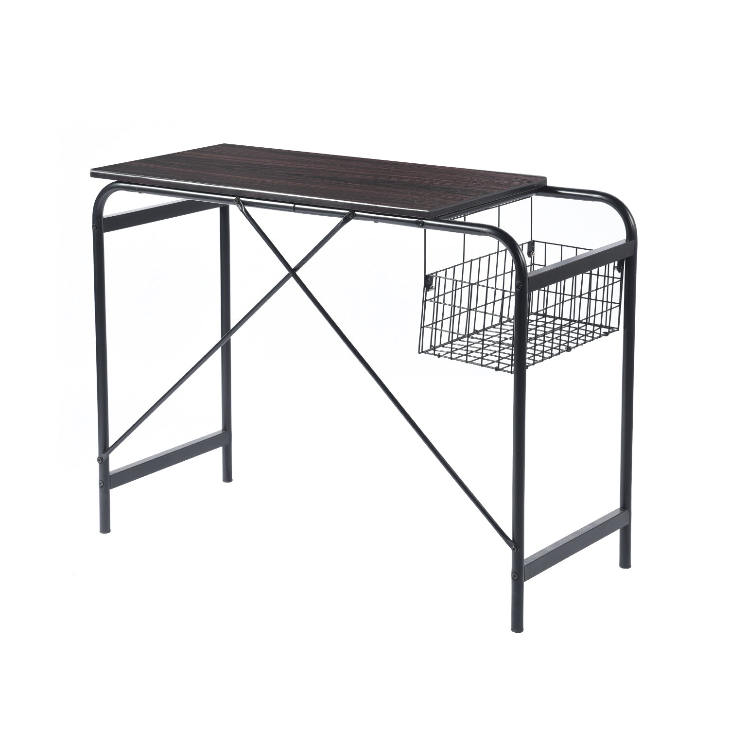 Homy Casa HABIBI DESK A 39.4" W x 17.7" D x 28.4" H Modern Office Desk