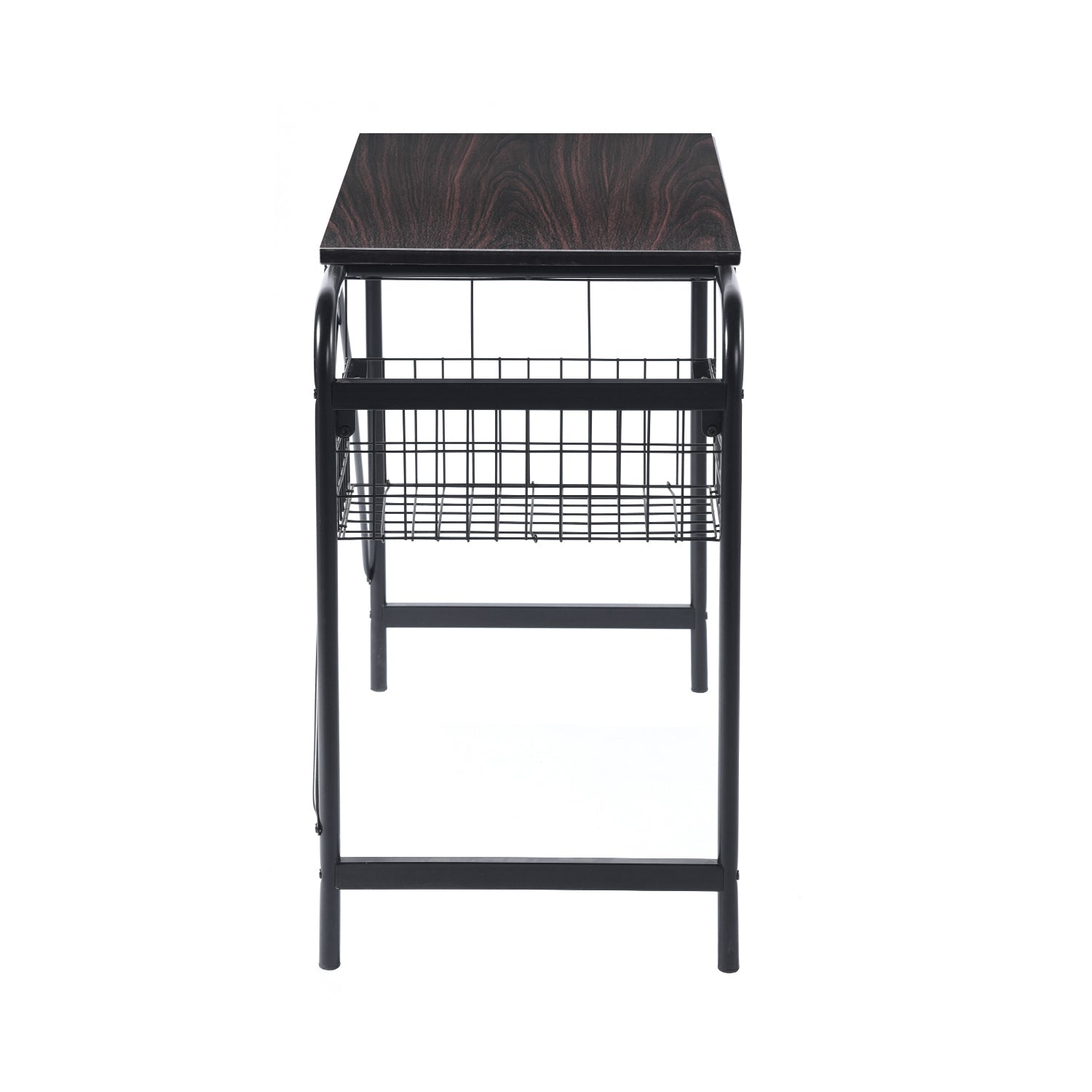 Homy Casa HABIBI DESK A 39.4" W x 17.7" D x 28.4" H Modern Office Desk