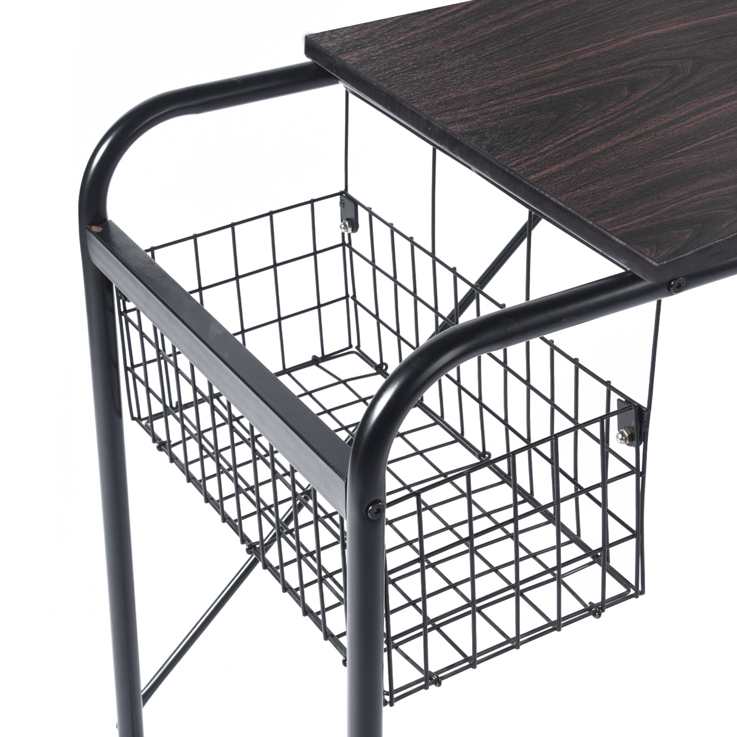 Homy Casa HABIBI DESK A 39.4" W x 17.7" D x 28.4" H Modern Office Desk