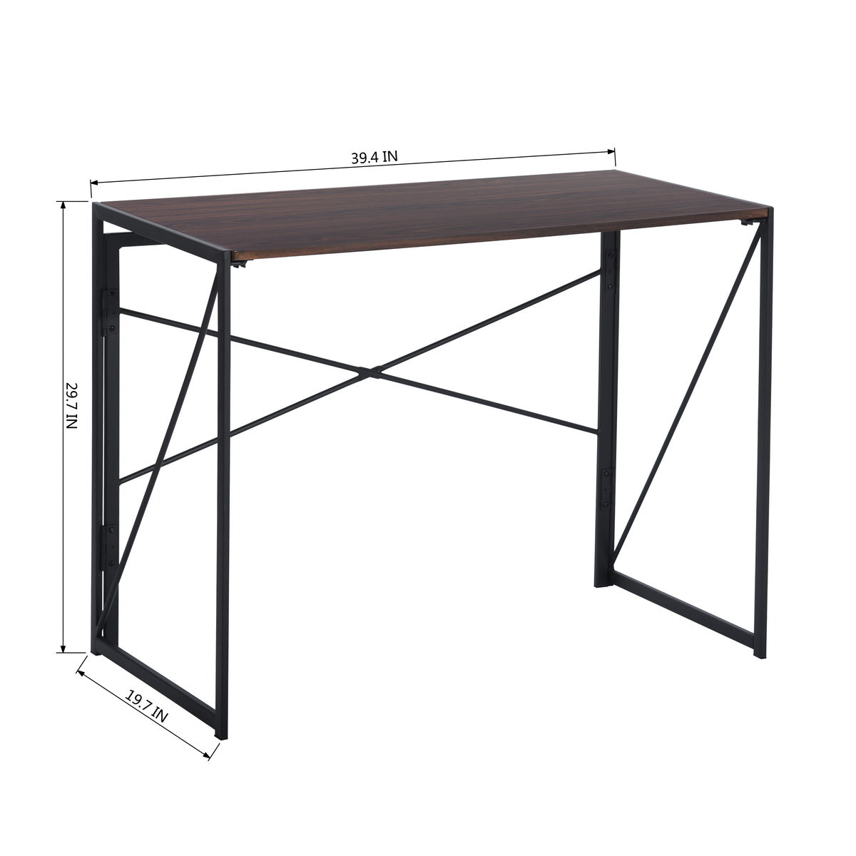 Harper Walnut & Ross Beige Home Office Set