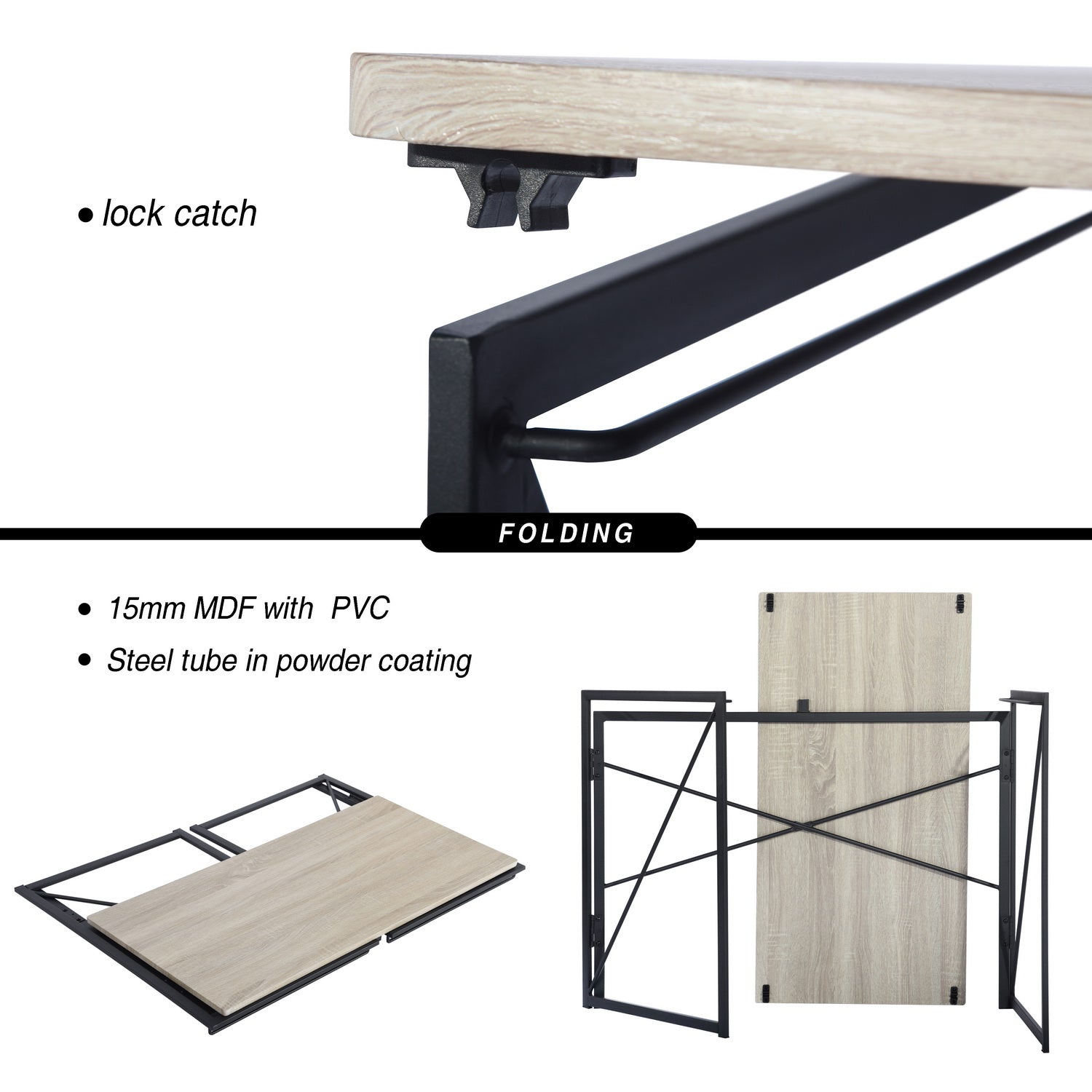 Homy Casa HARPER ROMAN A 39.4" Computer Desk for Home Office Workspace