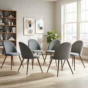 Haven High Back Upholsted Dining Chairs Set of 6