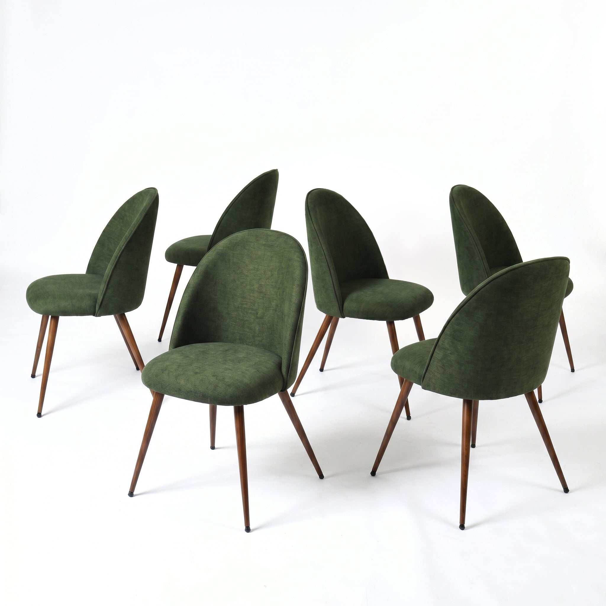 Haven High Back Upholsted Dining Chairs Set of 6