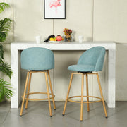 HSB-CS001 2PC Bar Stools Modern Bar Seating Aloe Blue Open Box