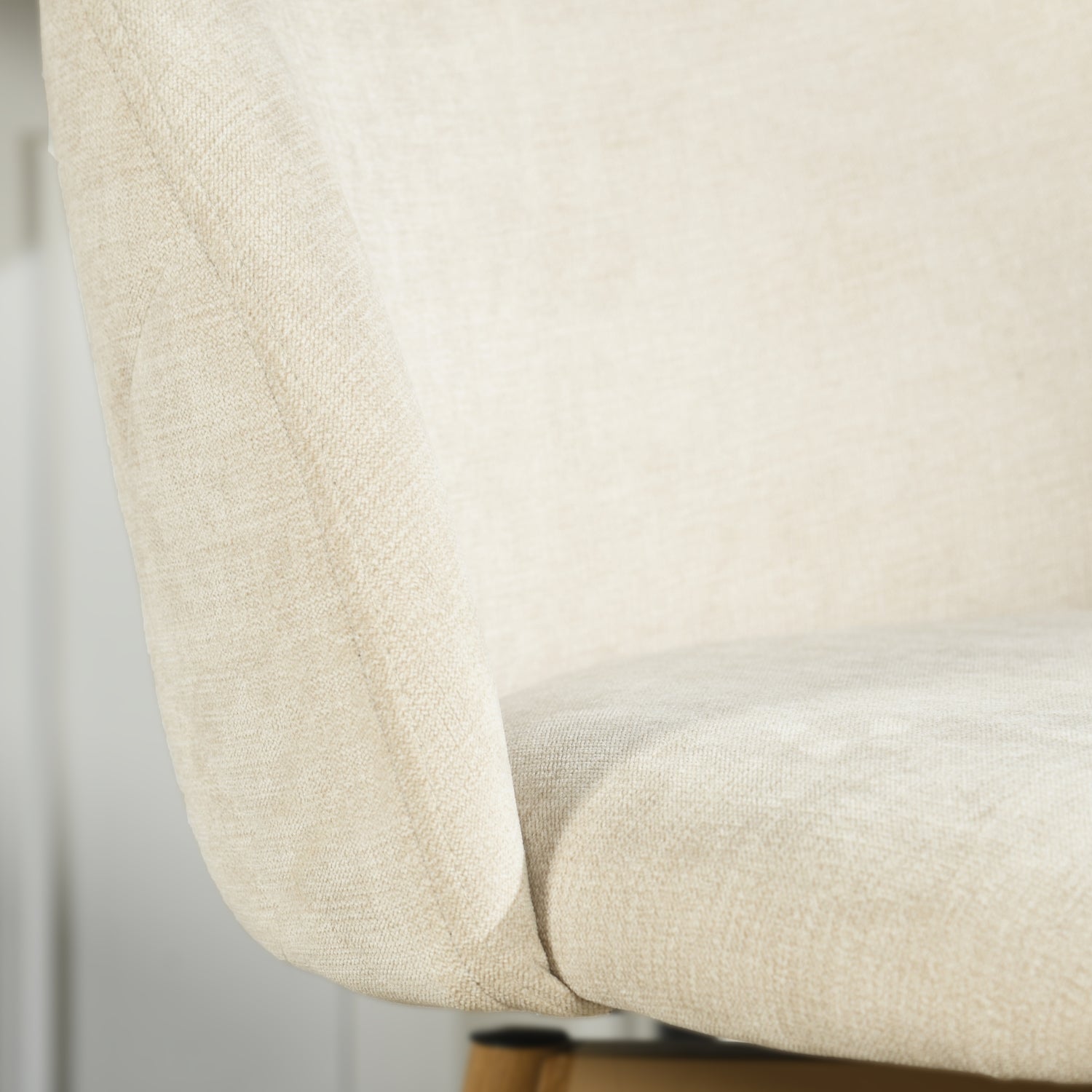 Homy Casa HSB-CS002 2PC Bar Stools in Biscuit Beige Bar Seating Open Box