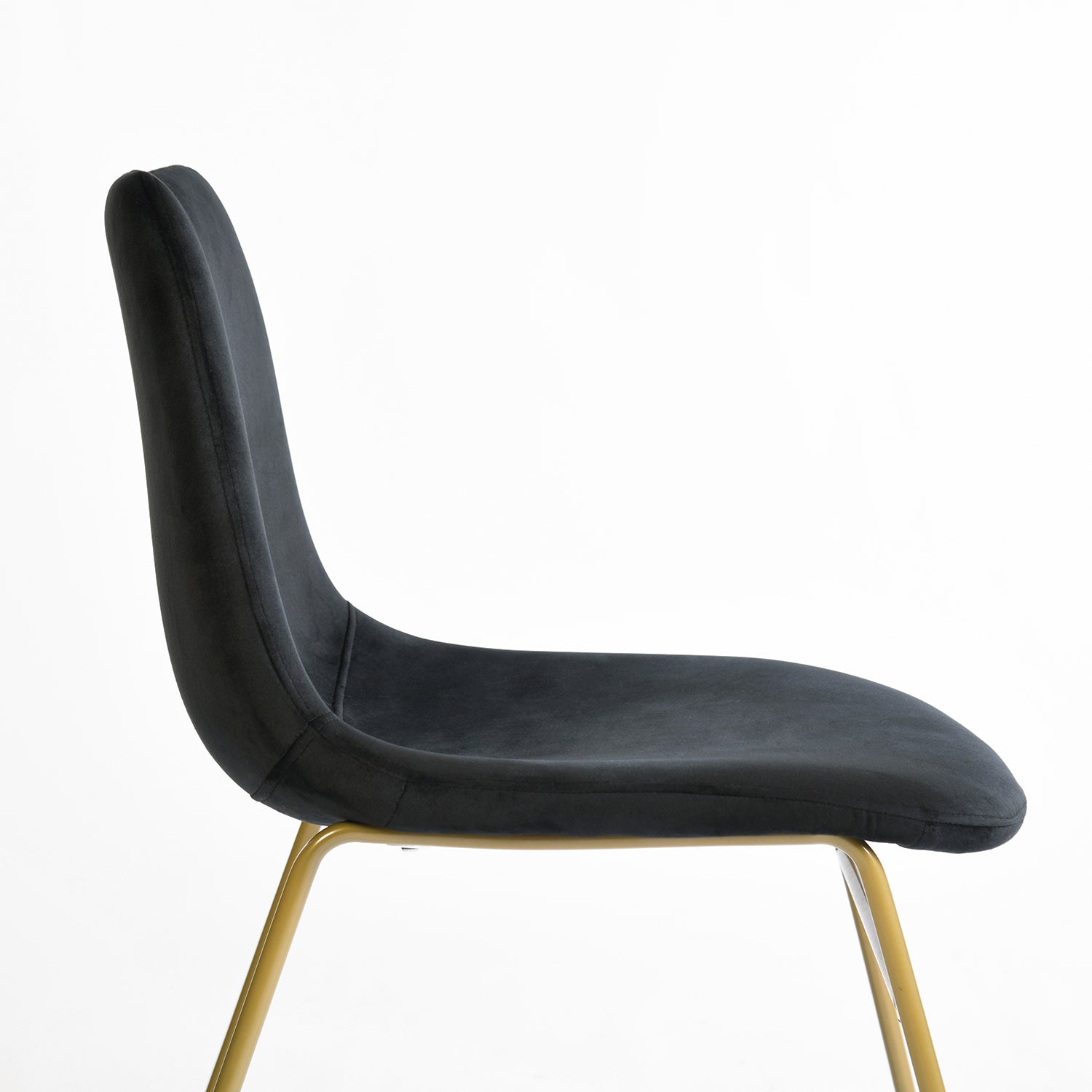 Batassel Velvet Upholstery Dining Chair Set of 2