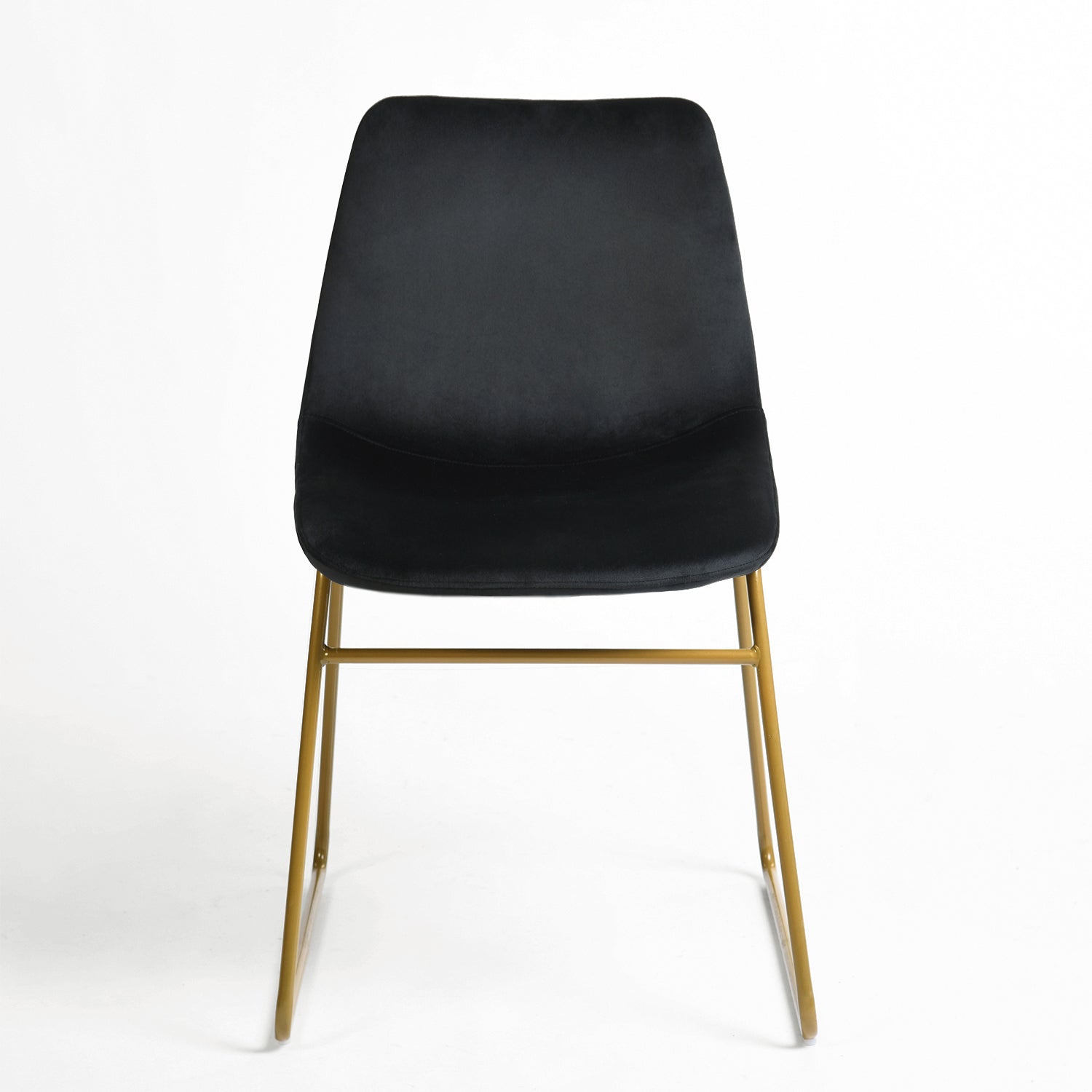 Batassel Velvet Upholstery Dining Chair Set of 2