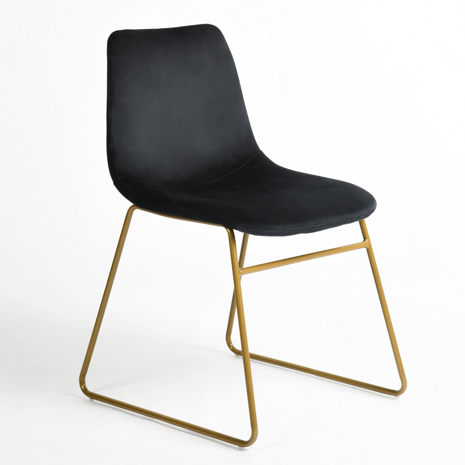 Batassel Velvet Upholstery Dining Chair Set of 2