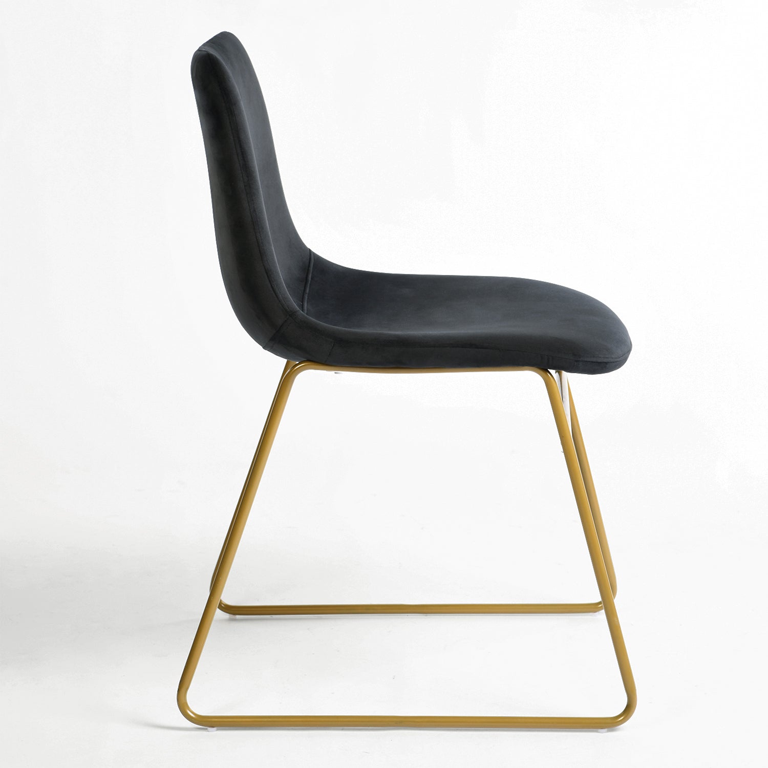 Batassel Velvet Upholstery Dining Chair Set of 2