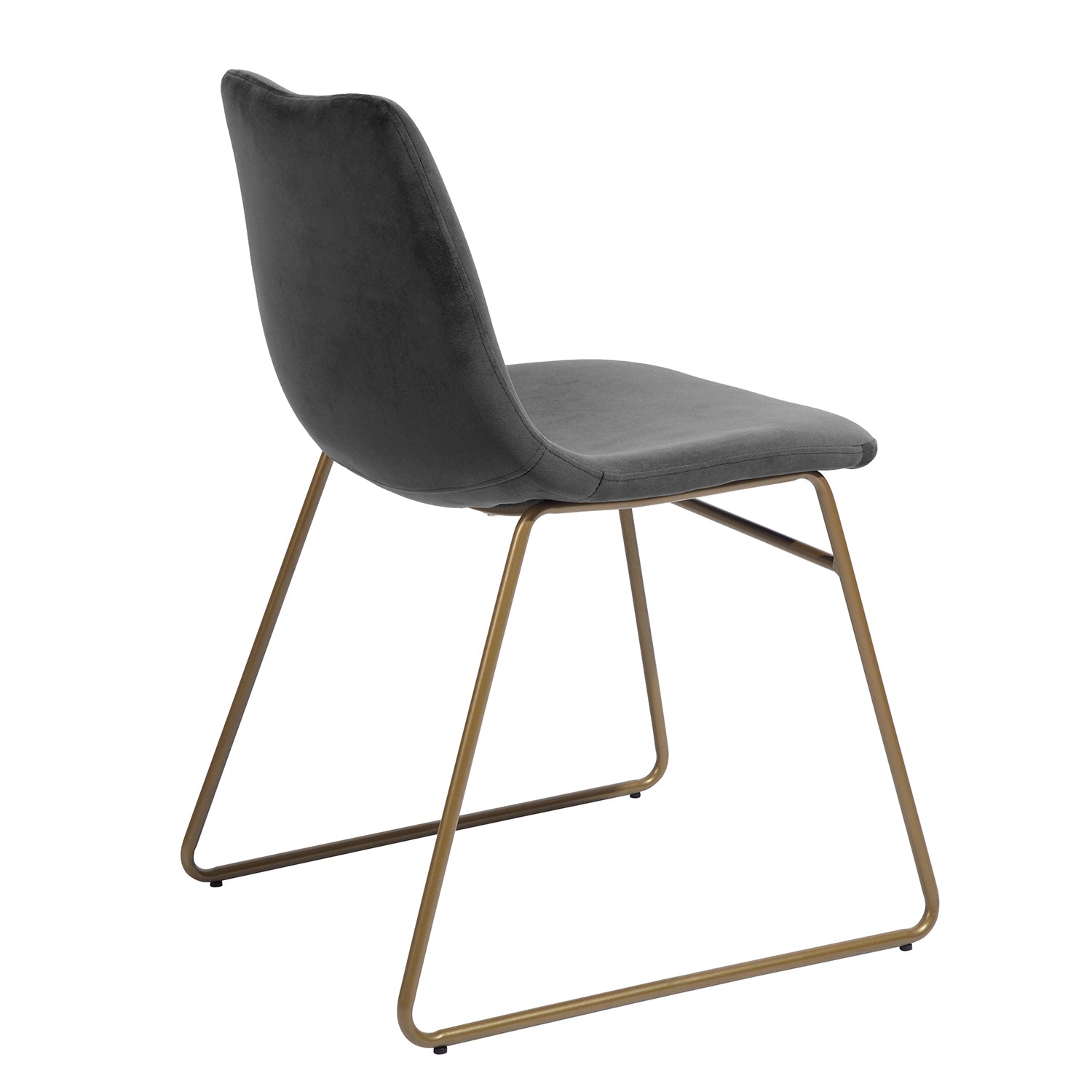 Batassel Velvet Upholstery Dining Chair Set of 2