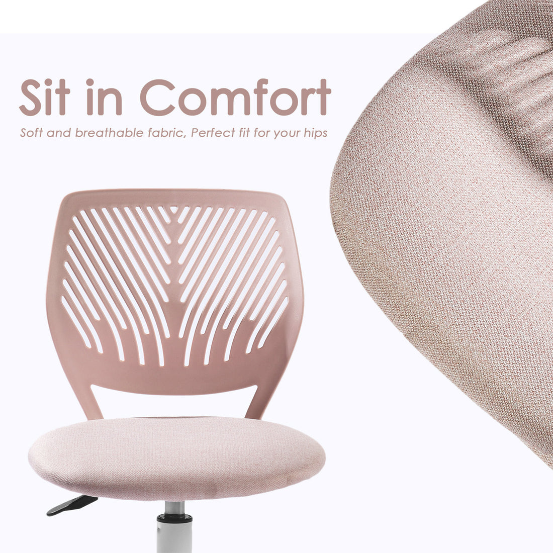 Space-Saving Armless Design