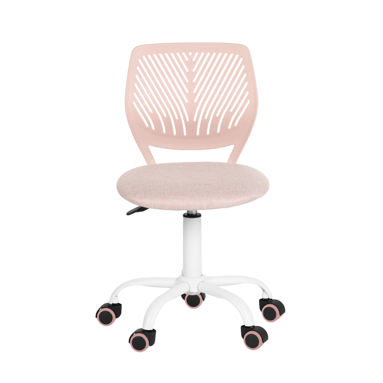 Carnation Fabric Study Chair - Morandi Colors, Ergonomic Design