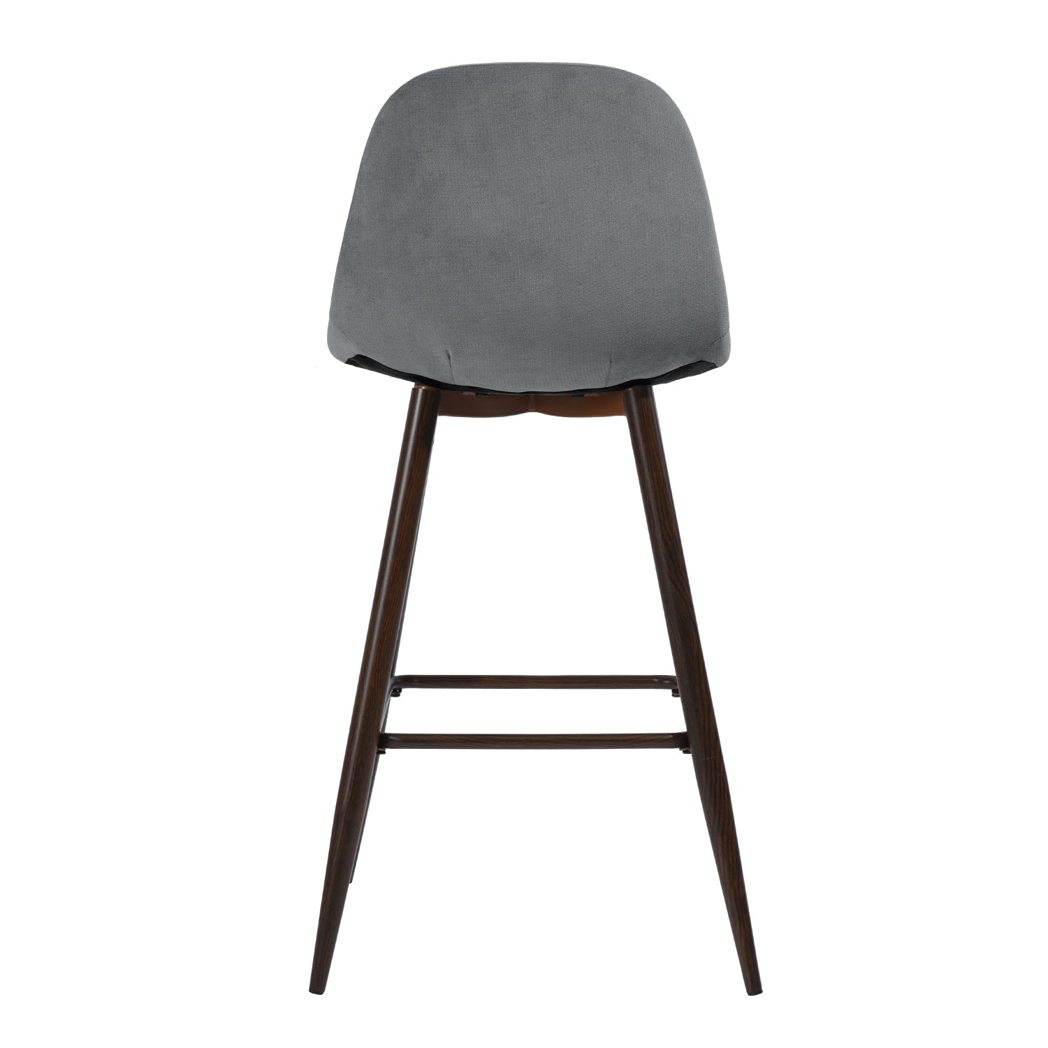 Charlton 26" Upholstered Counter Height Bar Stools with Back Set of 2-HOMY CASA