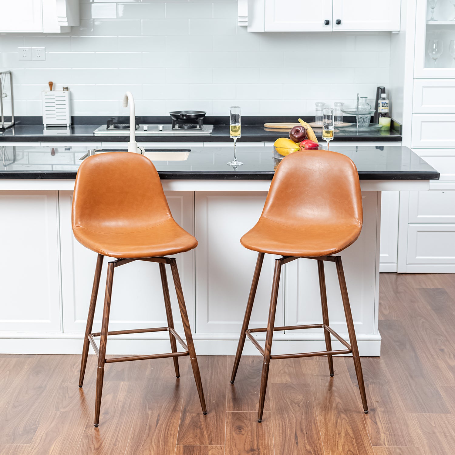 Homy Casa Charlton 26“ Counter Barstool Swivel Bar Stool for Home and Workspace Open Box