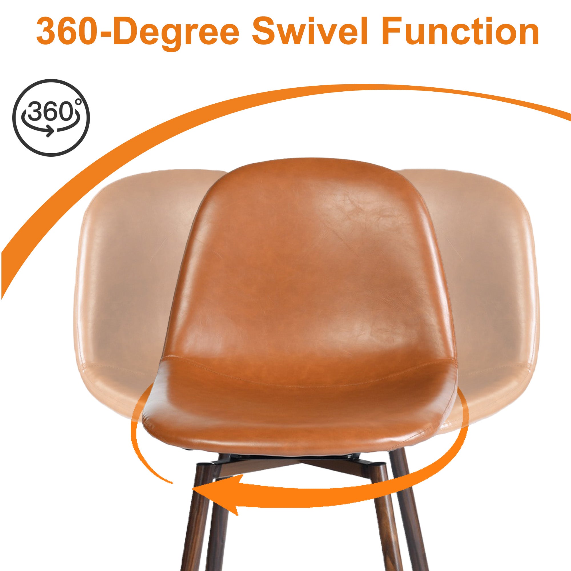 Homy Casa Charlton 26“ Counter Barstool Swivel Bar Stool for Home and Workspace Open Box