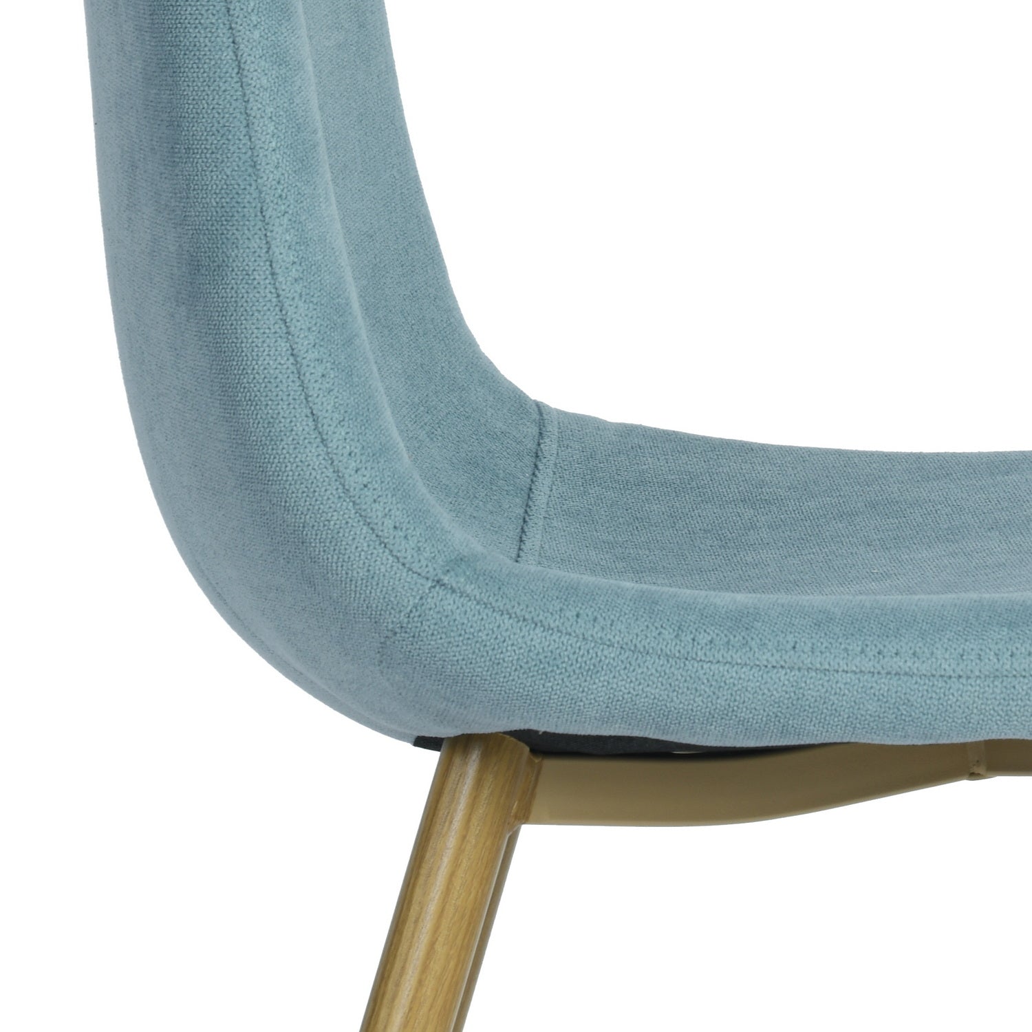 Homy Casa Charlton Modern Fabric Dining Chair, Mint,Open Box