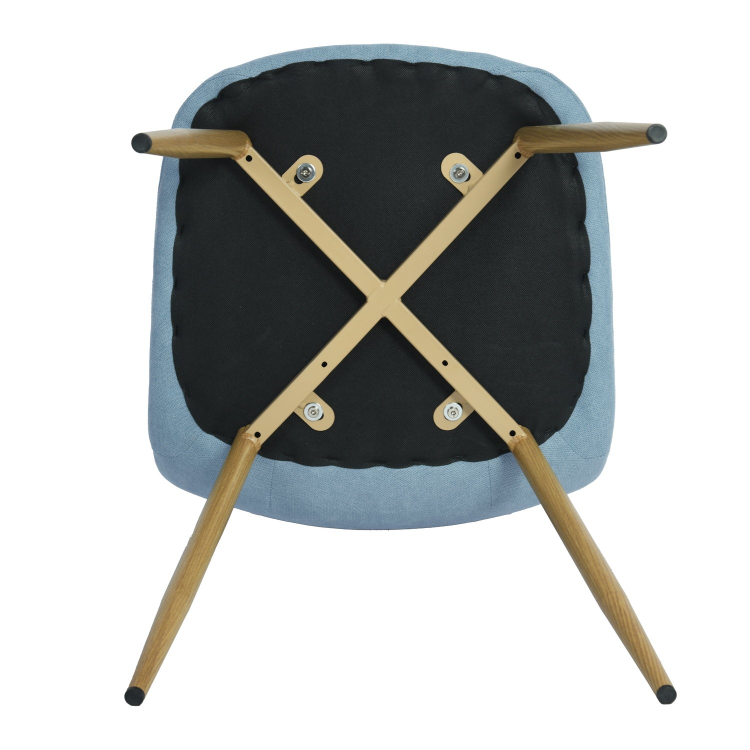 Homy Casa Charlton Modern Fabric Dining Chair, Mint,Open Box