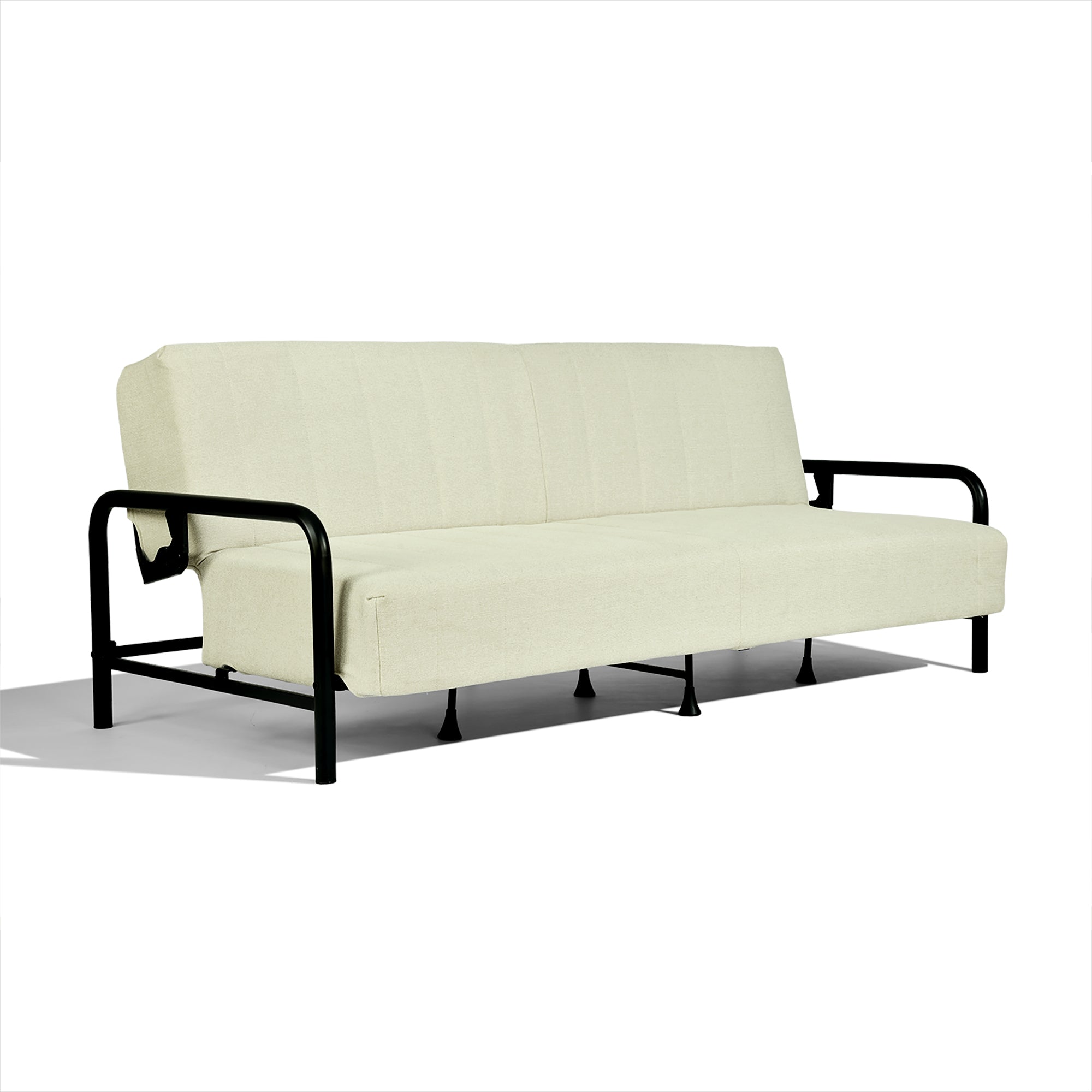 Homy Casa CLICKO 78" 3 Seater Sofa Bed Convertible Sleeper, Beige