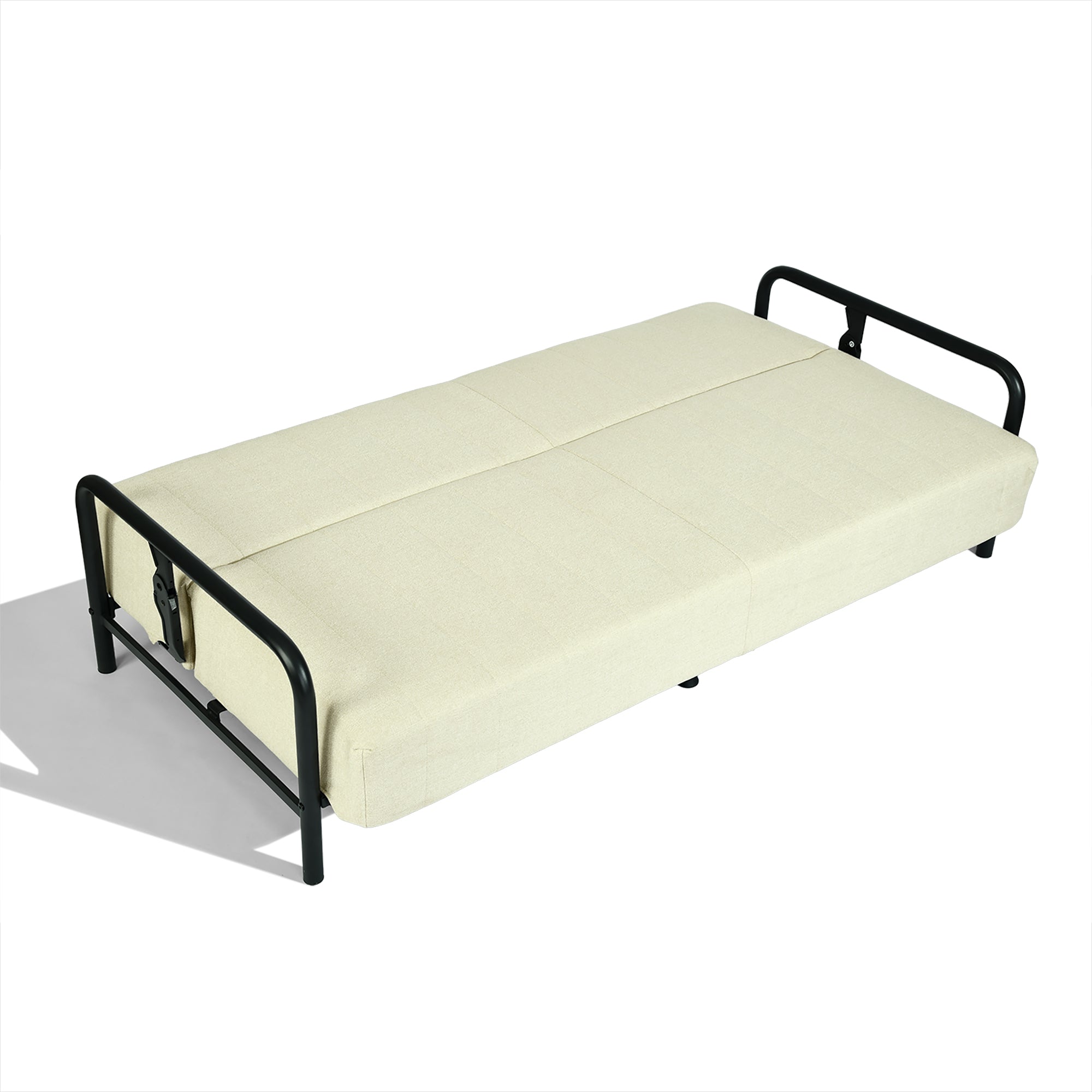 Homy Casa CLICKO 78" 3 Seater Sofa Bed Convertible Sleeper, Beige