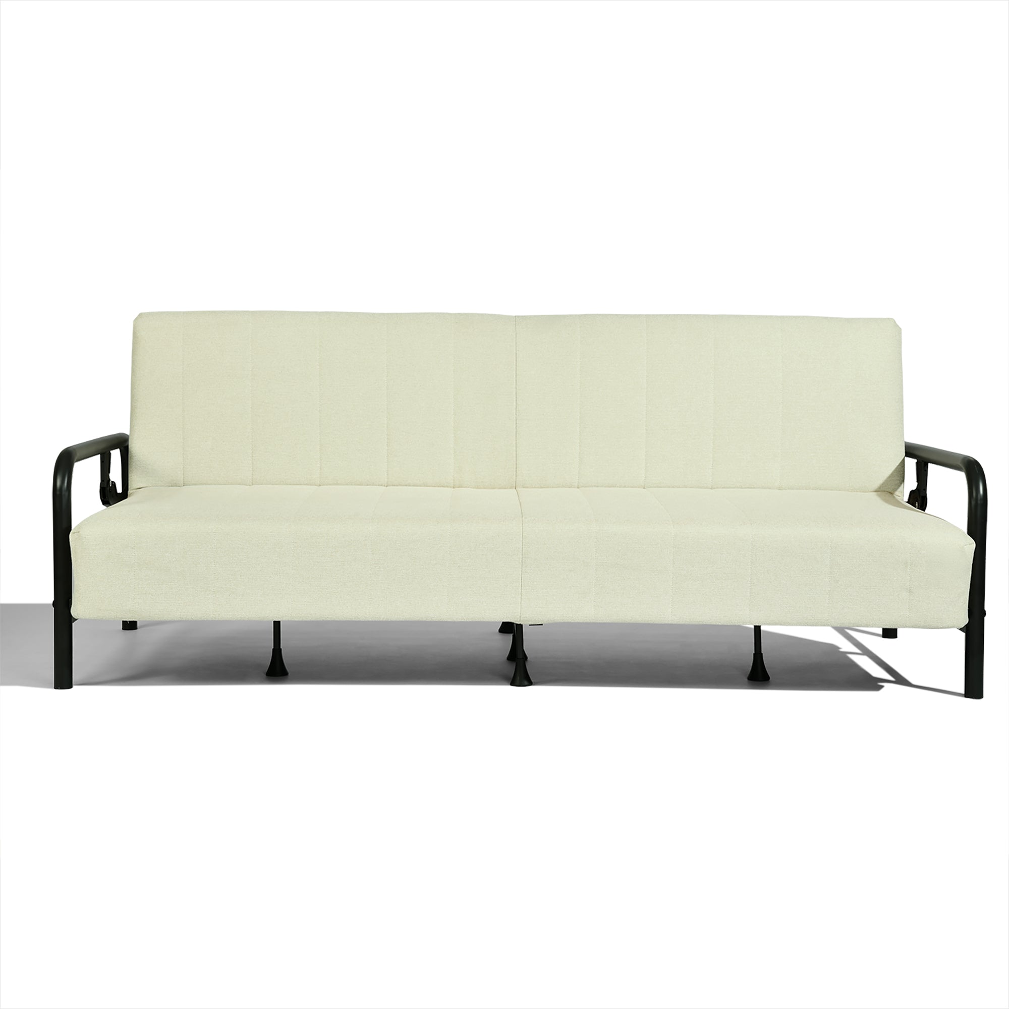 Homy Casa CLICKO 78" 3 Seater Sofa Bed Convertible Sleeper, Beige