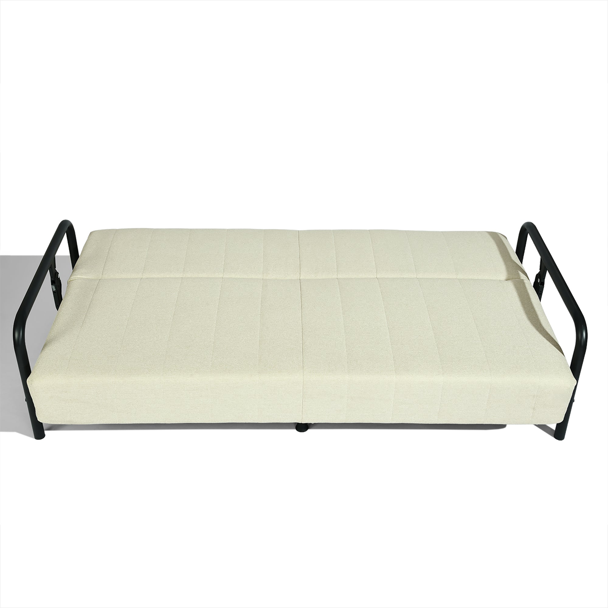 Homy Casa CLICKO 78" 3 Seater Sofa Bed Convertible Sleeper, Beige